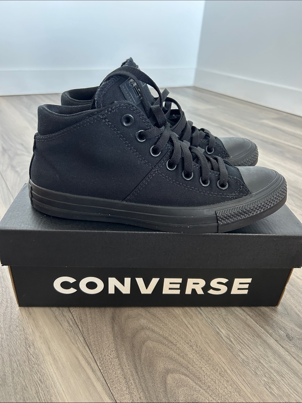 Converse Black High Top Sneakers